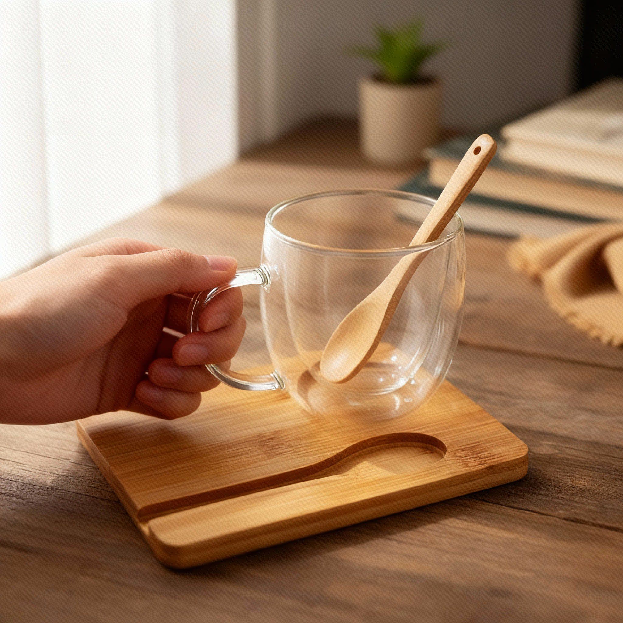 GLASS MUG
